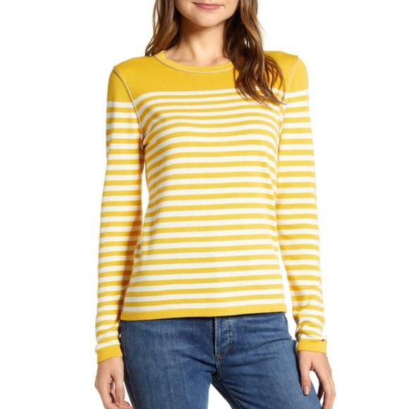 tommy jeans sweater yellow